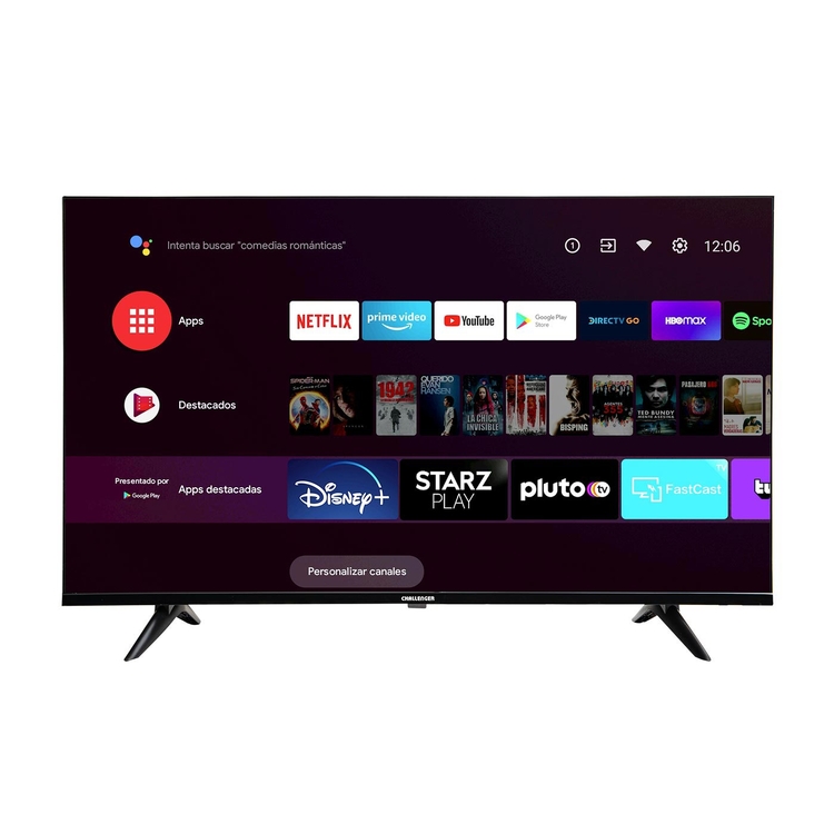 Televisor Challenger  32 Pulgadas Hd Smart Tv Bluetooth - NetflixTV 